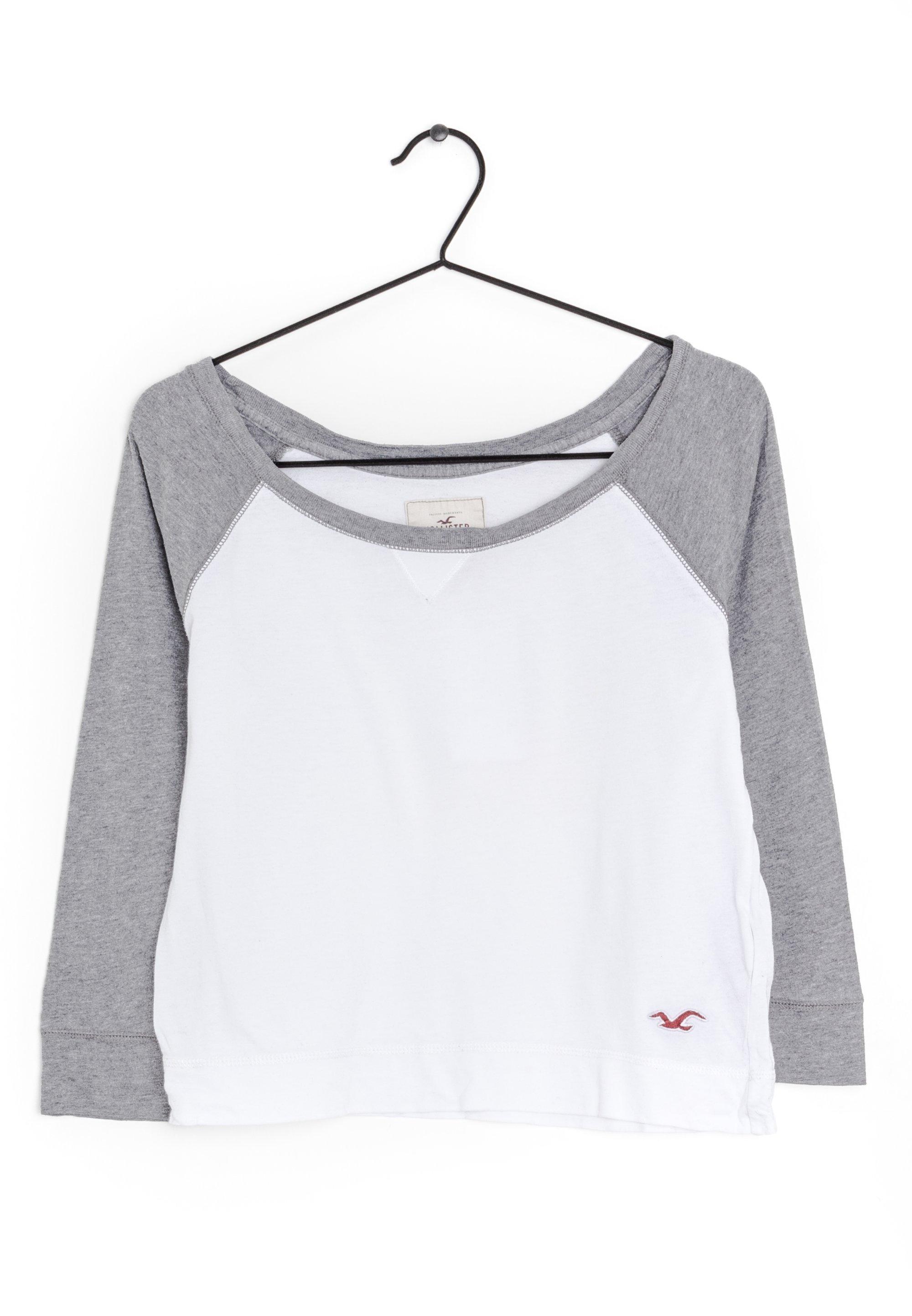Hollister Long sleeved top grey (Pre-owned) - Main Image