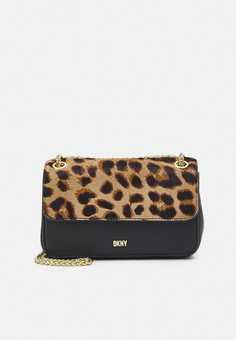 DKNY MINNIE SHOULDER BAG Across body bag leopard/black Zalando.ie
