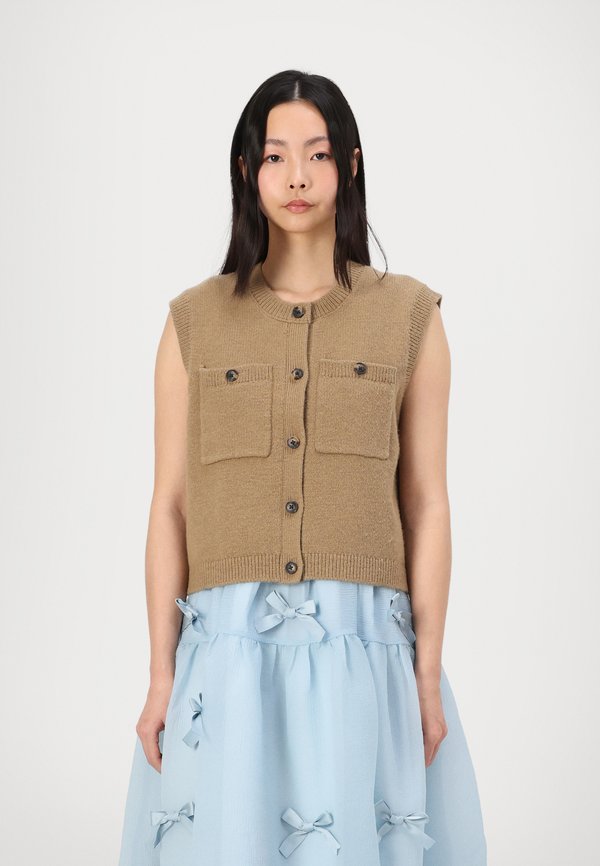 MARICA CARINA  - Waistcoat - ermine