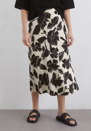 AUSGESTELLTER PRINT AUS STRETCH - A-line skirt - black