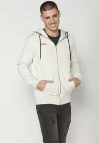 Koroshi Sudadera con cremallera - crudo