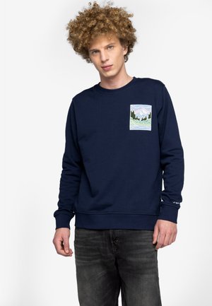 BOBROSSPAINTINGEMBROIDERY - Sweatshirt - dark blue