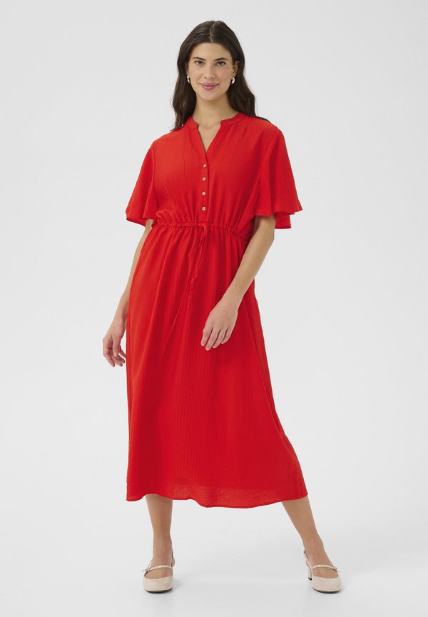 CRLORI - Blusenkleid - flame scarlet