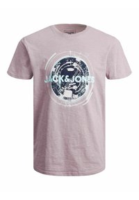 Jack & Jones Camiseta estampada - prugna