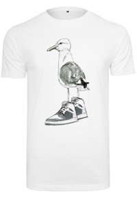 SEAGULL SNEAKERS TEE - T-shirts print - white