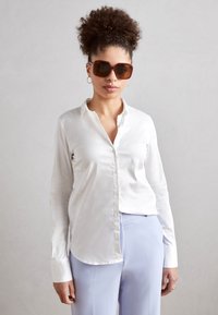 Mos Mosh - TILDA SHIRT - Bluza z gumbi - white Miniaturna slika 1