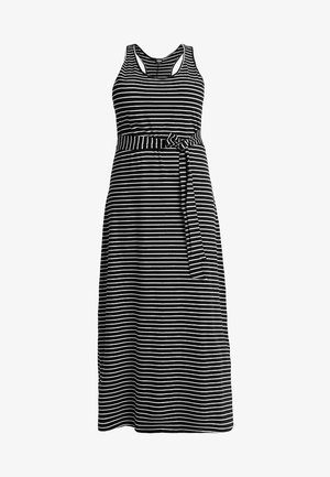 Urban Classics Curvy, LADIES LONG RACER BACK DRESS - Maxikleid - black/charcoal