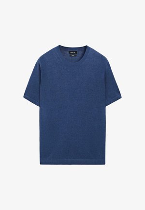 Massimo Dutti, T-shirts basic - blue