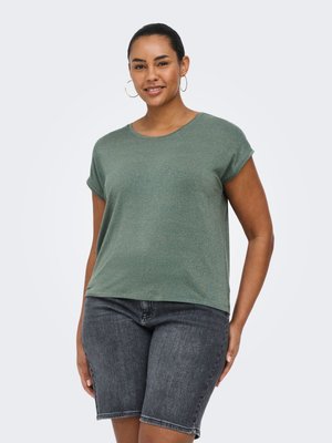 ONLY Carmakoma CARCLAUDIA - T-shirt basique - laurel wreath