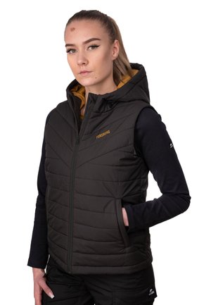 FORSBERG Waistcoat - schwarz bronze