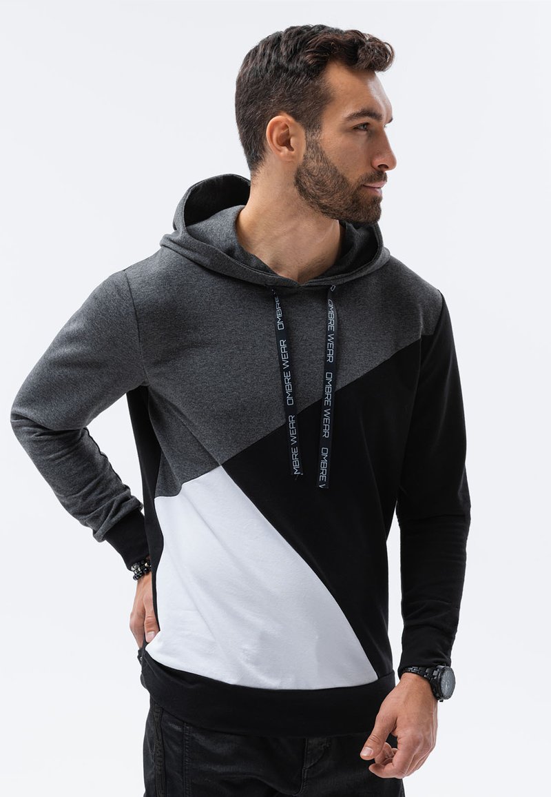 Ombre Sweater dark grey black/grijs Zalando.nl