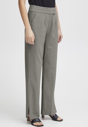 DANTA STRAIGHT - Pantalones - light grey melange