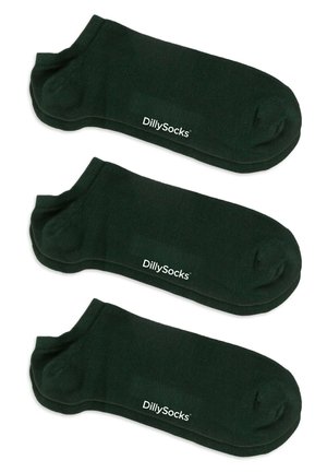 DillySocks 3ER PACK SHORTIES - Ankelsockor - short olive green