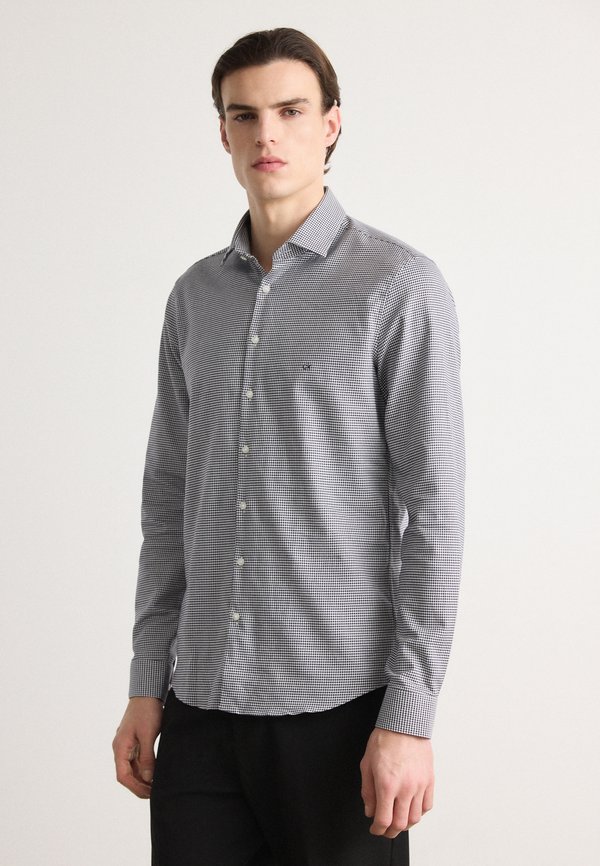 HOUNDSTOOTH SLIM SHIRT - Hemd - night sky