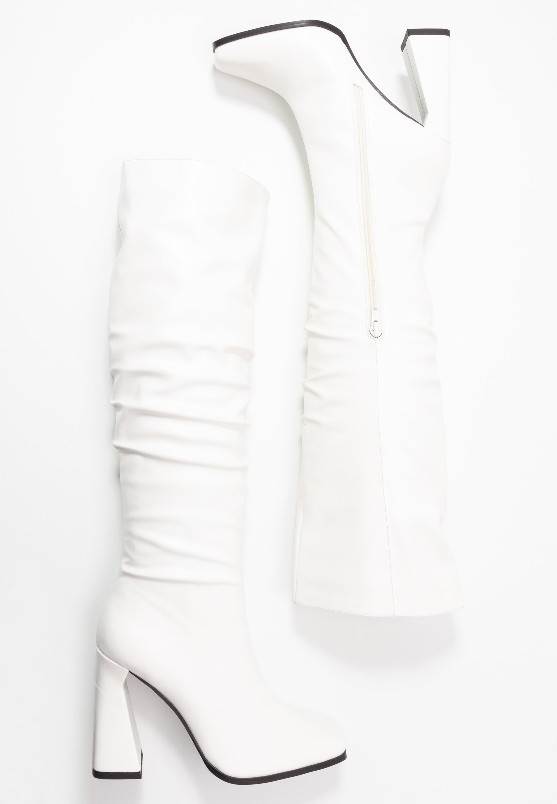 NA KD GRAPHIC BOOTS Klassiska stövlar white Zalando.se NA KD GRAPHIC BOOTS Klassiska stövlar white Zalando.se