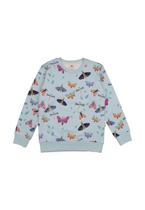 COLORFUL BUTTERFIES - Sweatshirt - blue
