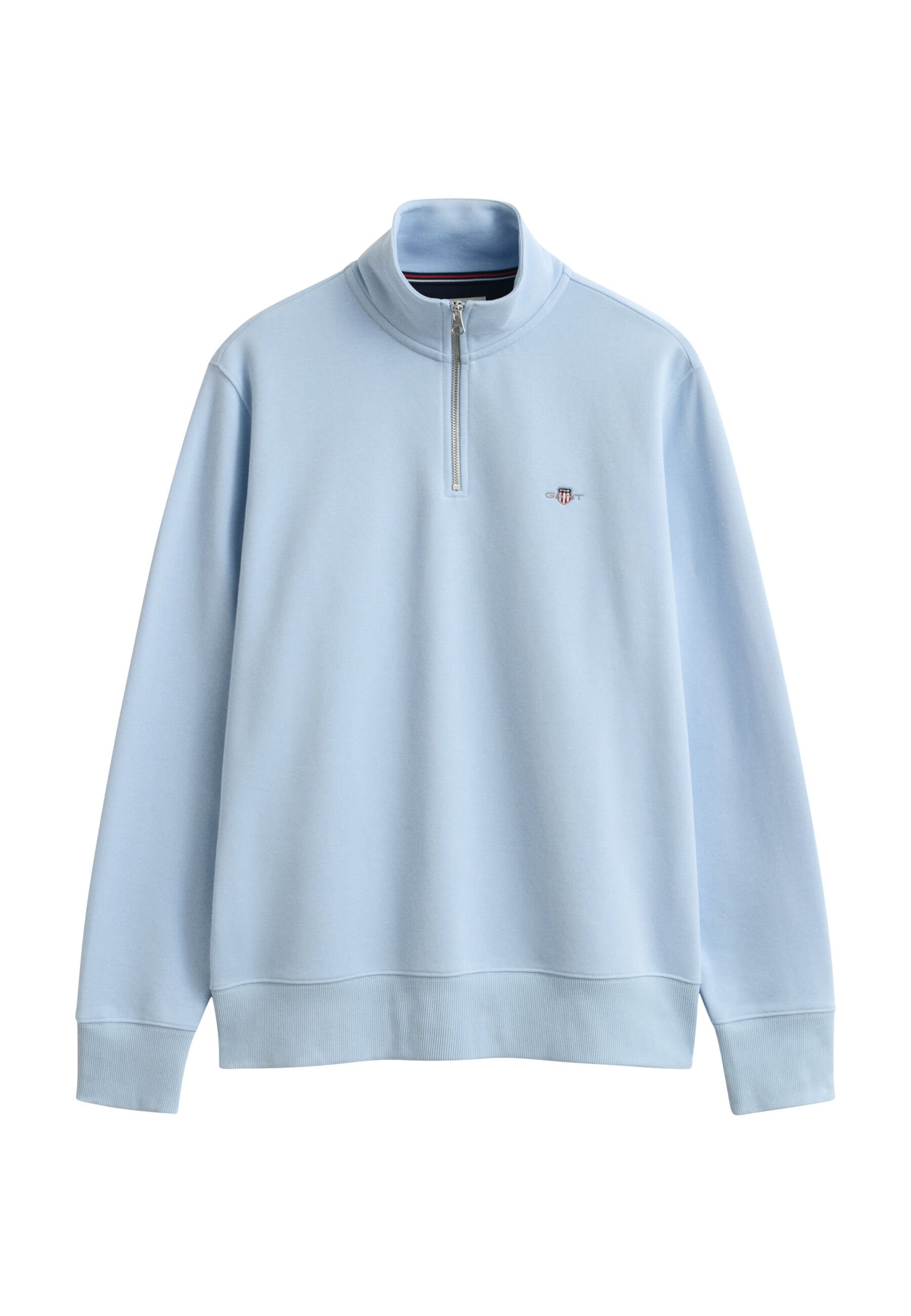 GANT REG SHIELD HALF ZIP - Mikina - fresh blue