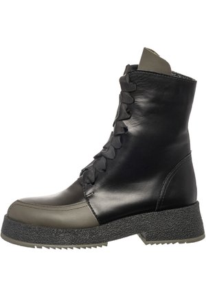 Botines con plataforma - black