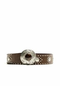 WIDE EFFECT WITH BUCKLE - Remen - dark brown