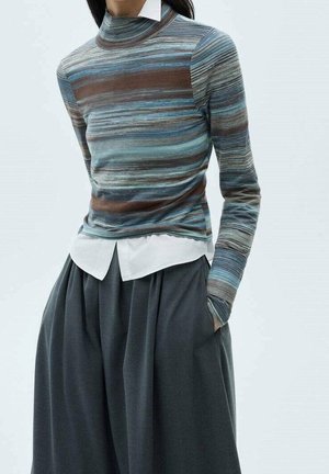Langærmet T-shirt - dark blue