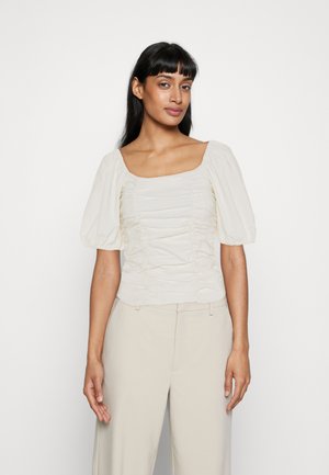 mbyM FADEY - Printtipaita - white