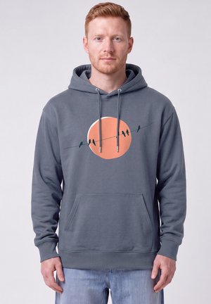 watapparel, COUNTRYSIDE 01 UNISEX - Kapuzenpullover - blue grey