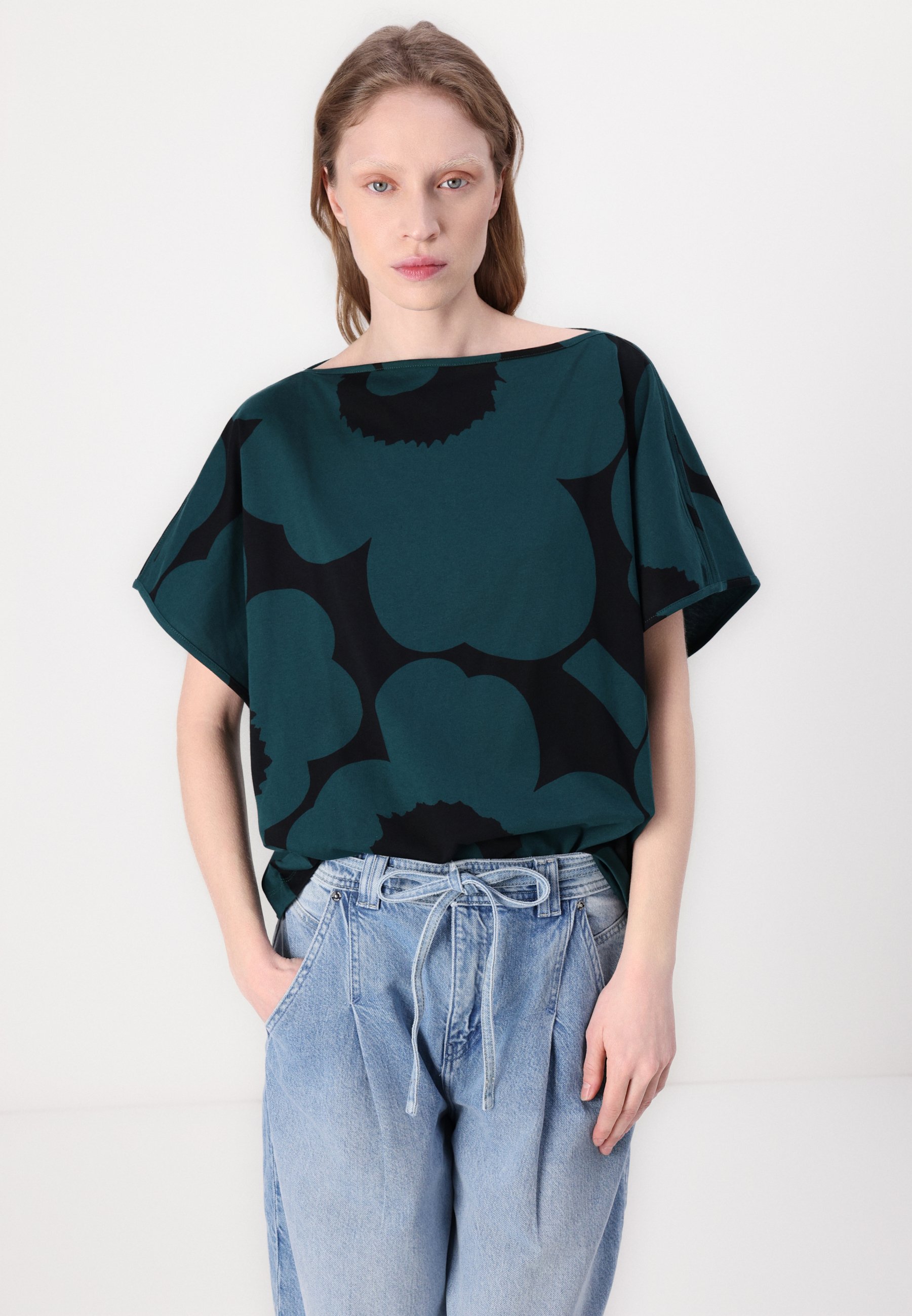 Marimekko PUHVI UNIKKO - Print T-shirt - green - Zalando