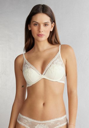 GIORGIA GLISTEN IN THE LIGHT - Triangle bra - ivory