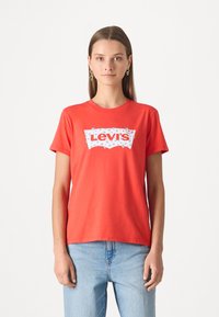 Levi's® THE PERFECT TEE - T-shirt imprimé - poppy red
