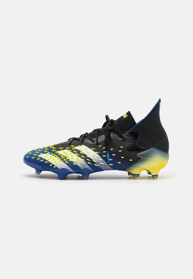 PREDATOR FREAK .1 FG - Fußballschuh Nocken - core black/footwear white/solar yellow