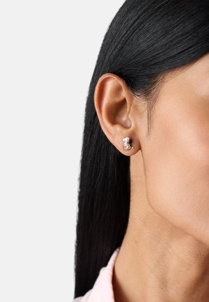 THOMAS SABO, PEANUTS™ SNOOPY OHRSTECKER WEISSER ZIRKONIA UNISEX - Ohrringe - silberfarben, weiß, schwarz, rot