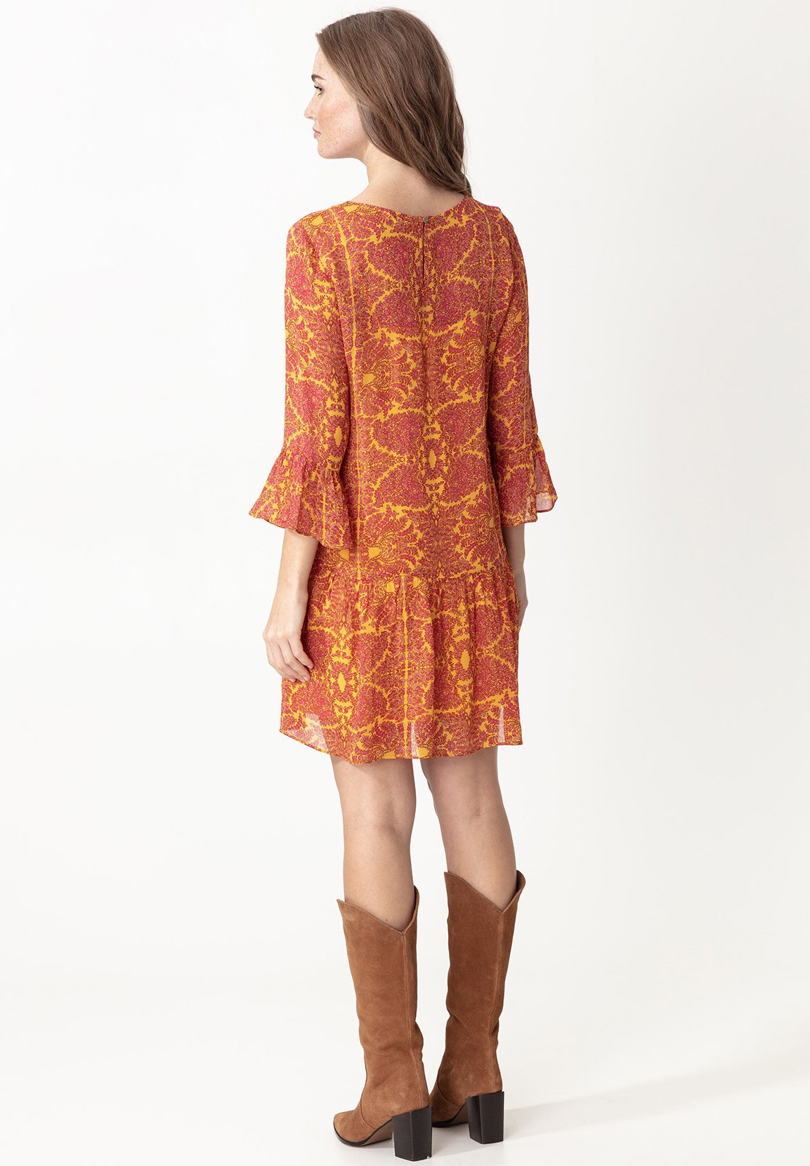 Indiska MILLIE - Jurk - yellow/geel - Zalando.nl