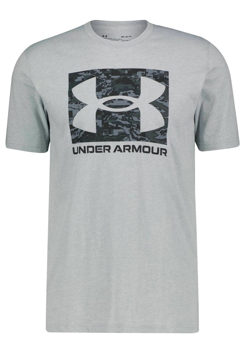 Under Armour - CAMO BOXED LOGO  - Nyomott mintás póló - grau, Nagyítás