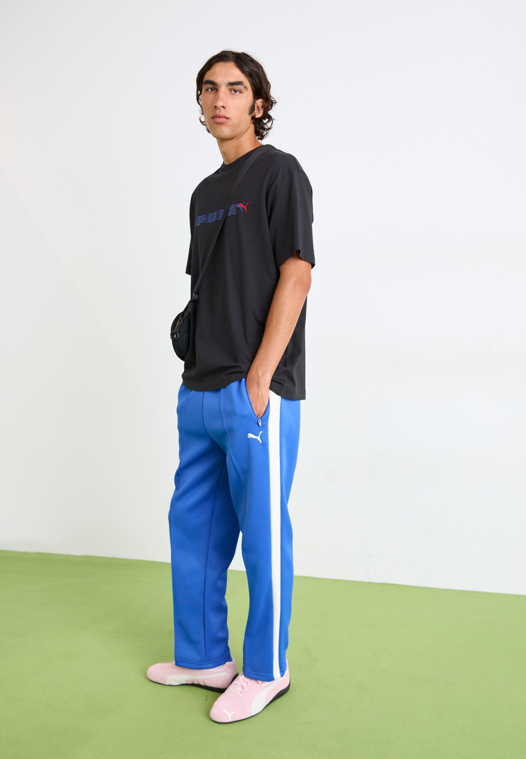 Puma ALWAYS ON RELAXED TRACK PANTS - Tracksuit bottoms - mountain