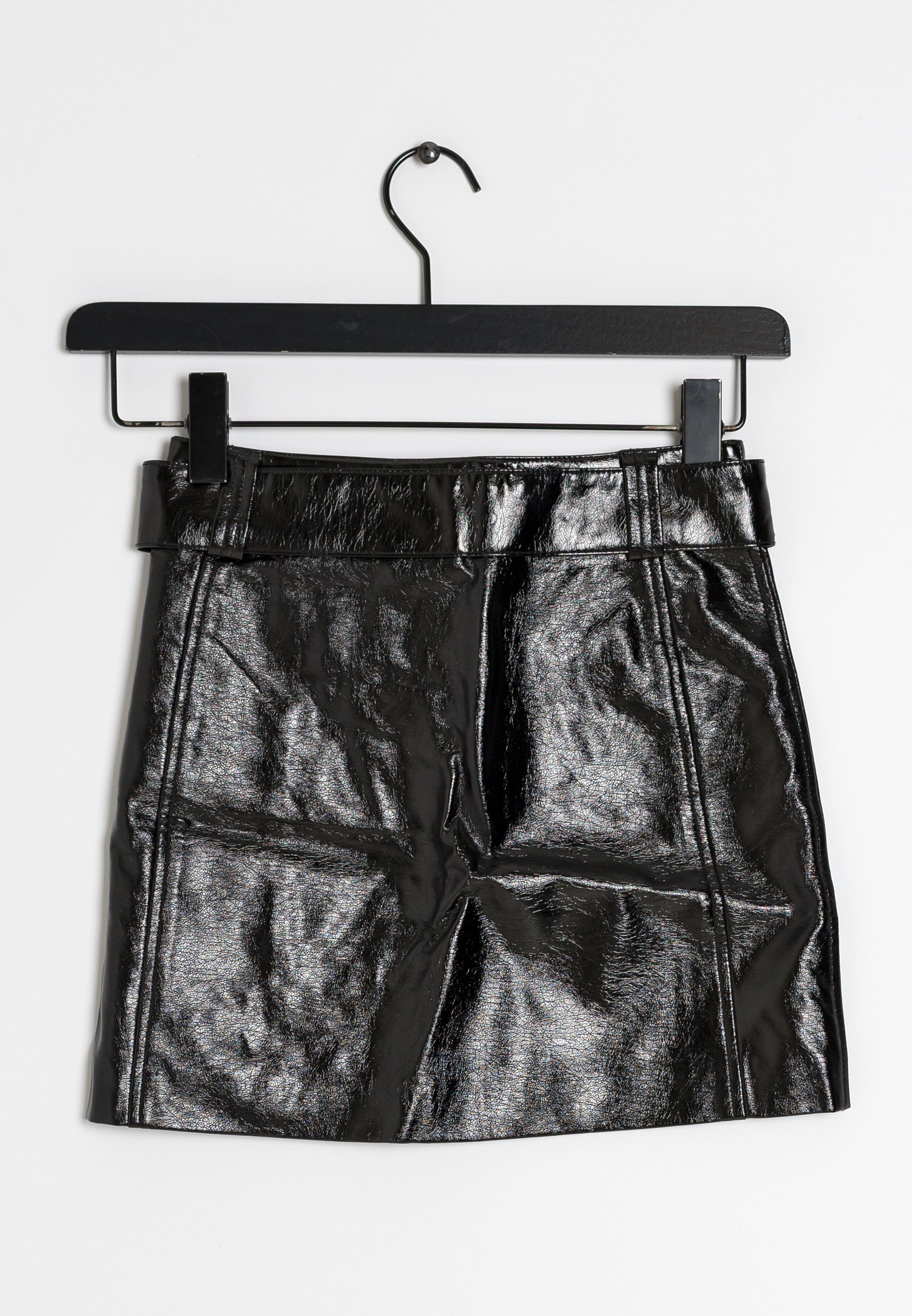 Bershka Gonna di pelle - black/nero - Zalando.it