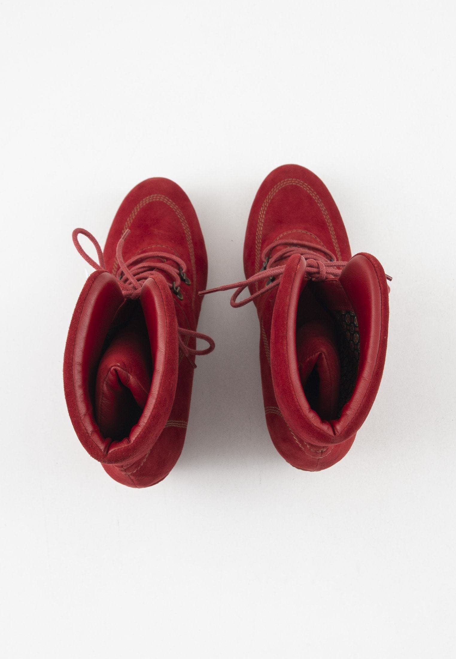 Geox Botines de cuña - red/rojo - Zalando.es