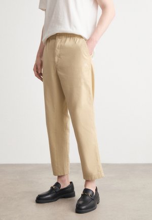 CROPPED - Trousers - pale khaki