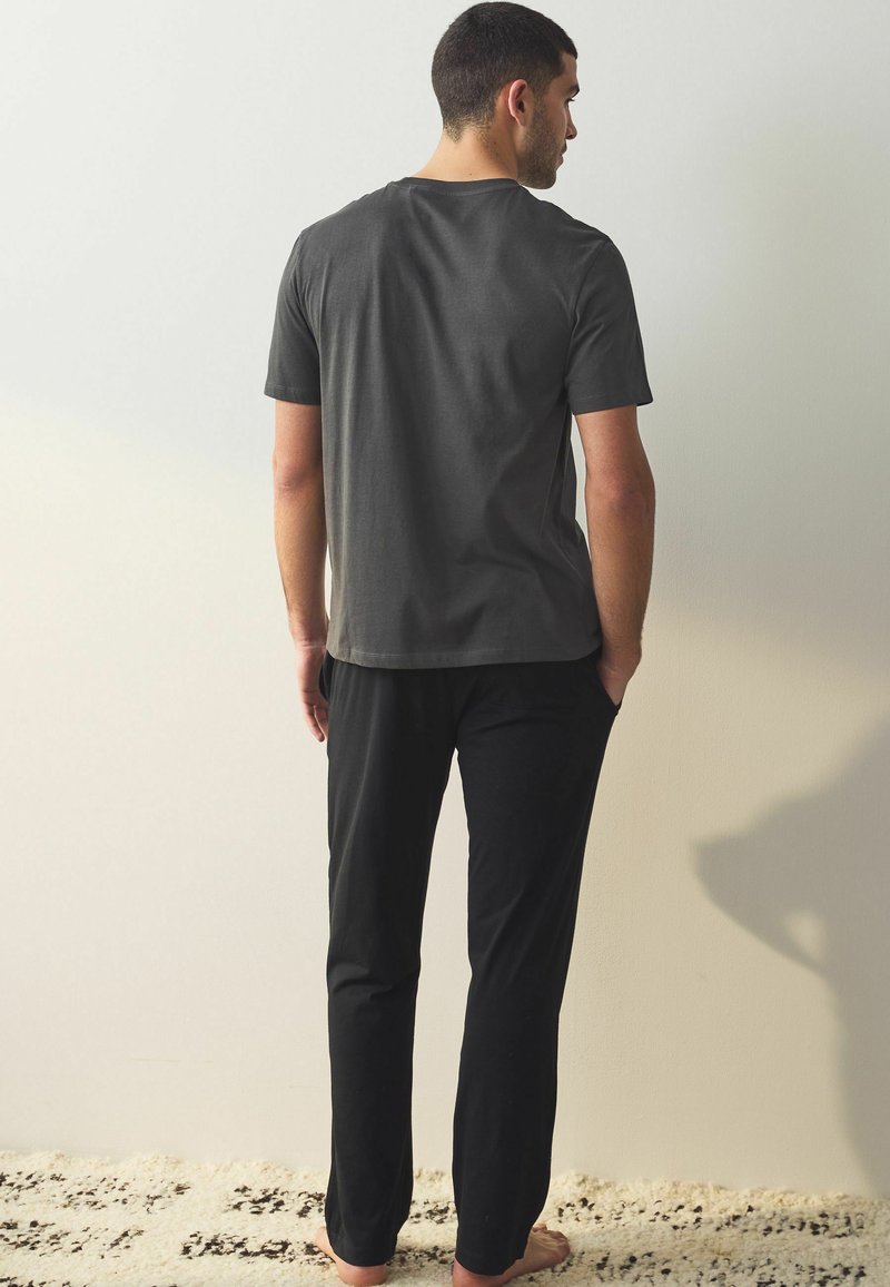 Next OPEN HEM FIT CUFFED SET 2 PACK - Pigiama - slate grey red