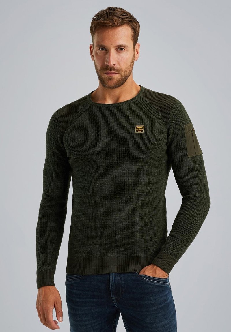 PME Legend PULLOVER FLIGHT-POCKET - Strickpullover - rosin