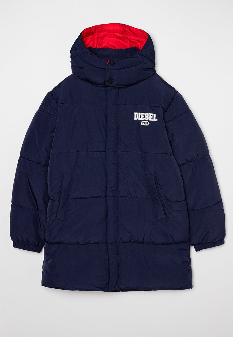 Diesel Wintermantel donkerblauw Diesel Wintermantel donkerblauw