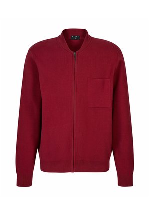 FALKE, Strickjacke - ruby