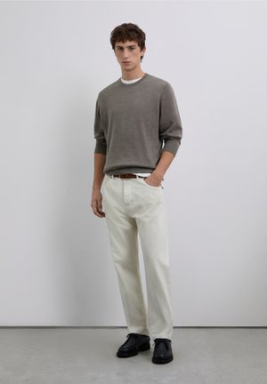 Scalpers CLASSIC ROUND NECK - Maglione - taupe