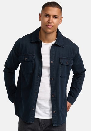INDICODE JEANS HEMD LANGARM INCOOPLON - Hemd - dark navy