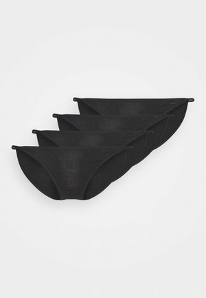 GARTE 4 PACK - Kalhotky - black