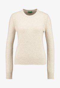 Benetton SHETLAND CREW NECK Trui greymultiGrijs Benetton SHETLAND CREW NECK Trui greymultiGrijs