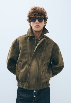Bershka - Kurtka ze skóry ekologicznej