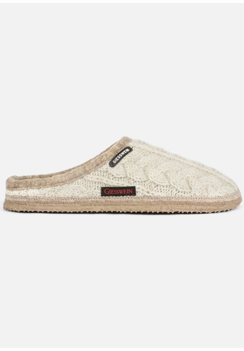 Chaussons Giesswein Dannheim - Laine Vierge, Semelle Caoutchouc - Confort Pieds Nus - Homme