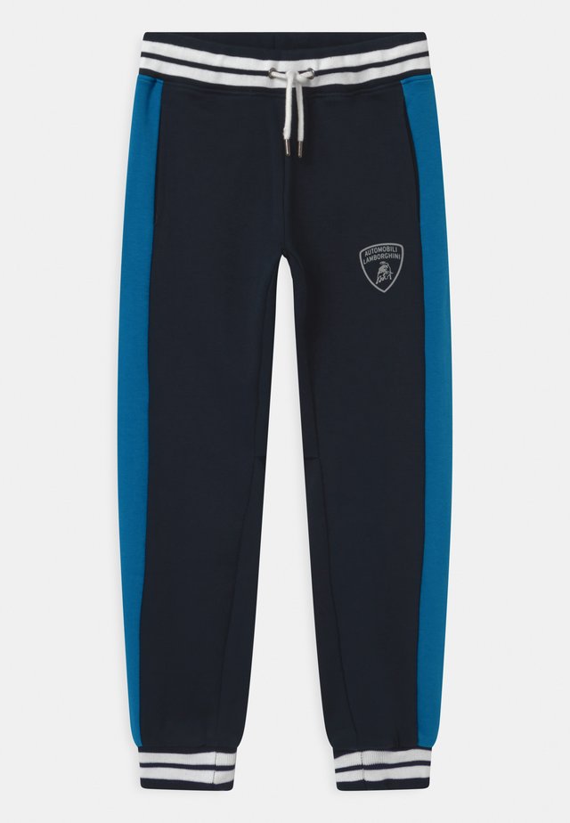 COLOR BLOCK - Pantalon de survêtement - blue hera