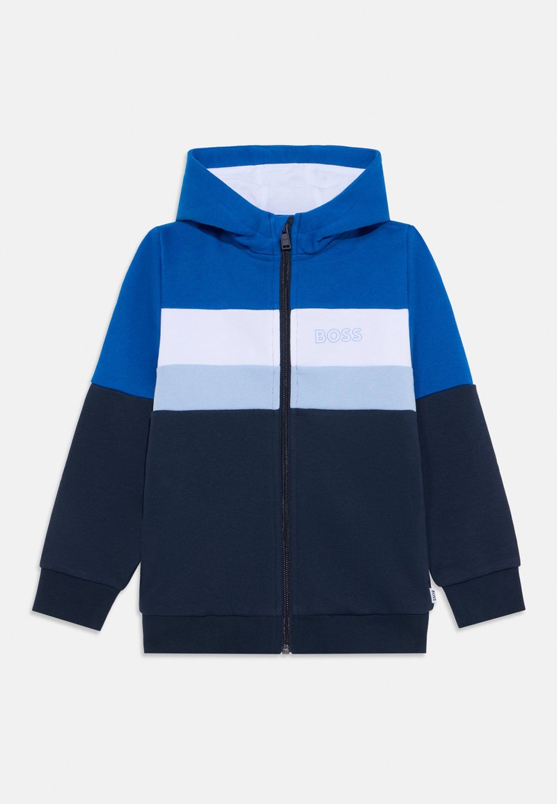 Boss Sweater met rits groen Boss Sweater met rits groen