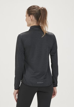 VIRONIC W WAFFLE MIDLAYER - Långärmad tröja - black